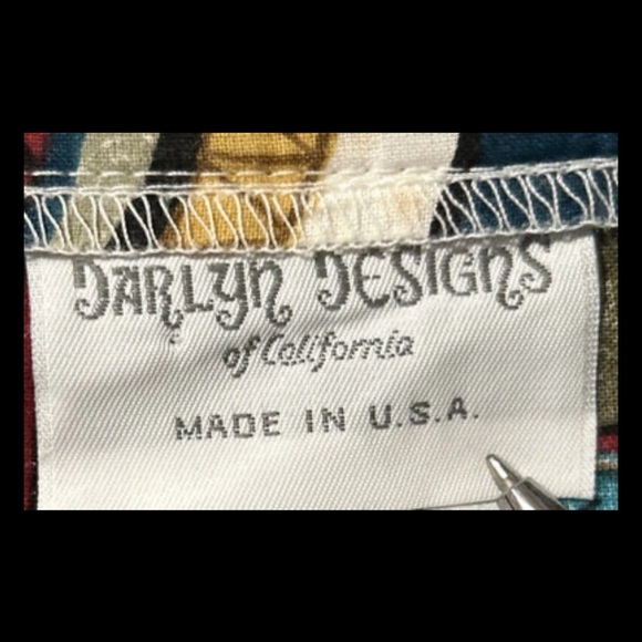 DARLYN DESIGNS OF CALIFORNIA Vintage Southwestern/Boho Mini Skirt SZ 12 - Picture 5 of 5